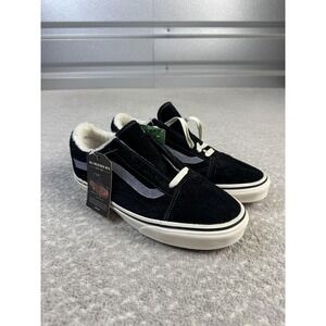 Vans Old Skool MTE Shoes Womens Size 9 Black Suede All Weather‎ Faux Fur Lined